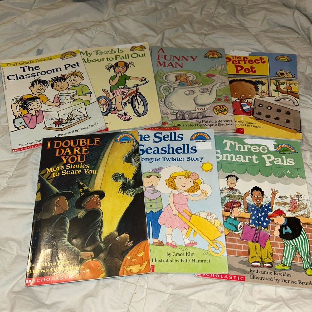 Hello Reader Childrens Paperback Book Lot Of 7 Books